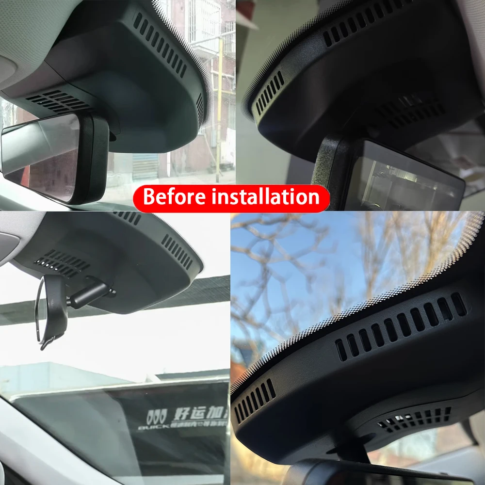 for Buick Envision Facelift 2024 2025 2026 4K 2160P Front Rear Camera Dash Cam Wifi Plug and Play Video Recorde Loop Recording