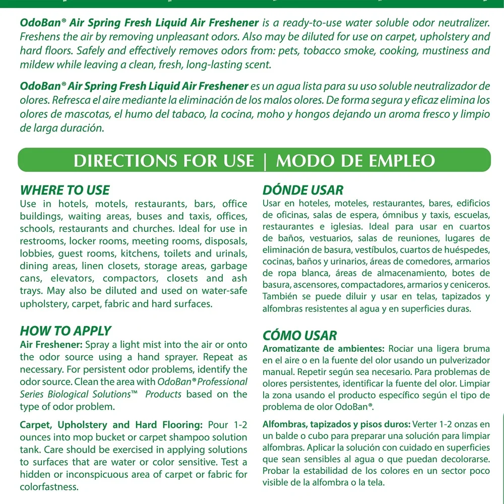 الربيع الطازجة السائل معطّر الهواء 1 جالون رائحة محايد مزيل الروائح الكريهة السجاد المفروشات الأرضيات الصلبة الحيوانات الأليفة الدخان لازودة #4