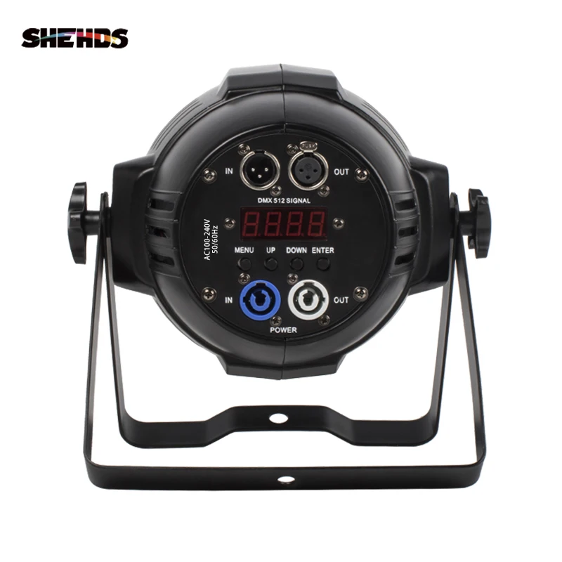 SHEHDS 18x18w Zoom Par Angel 15-45 Zoom Degrees RGBWA UV Wash LED Par For Dj Disco Christmas Wedding Church Clubs