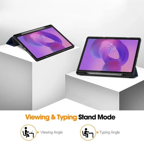 Imagen 2 del producto Para Lenovo Idea Tab Plus 12,1 funda inteligente TB361FU TB361ZU con soporte para lápiz Funde para Xiaoxin Pad 12,1 ""2025 funda para tableta