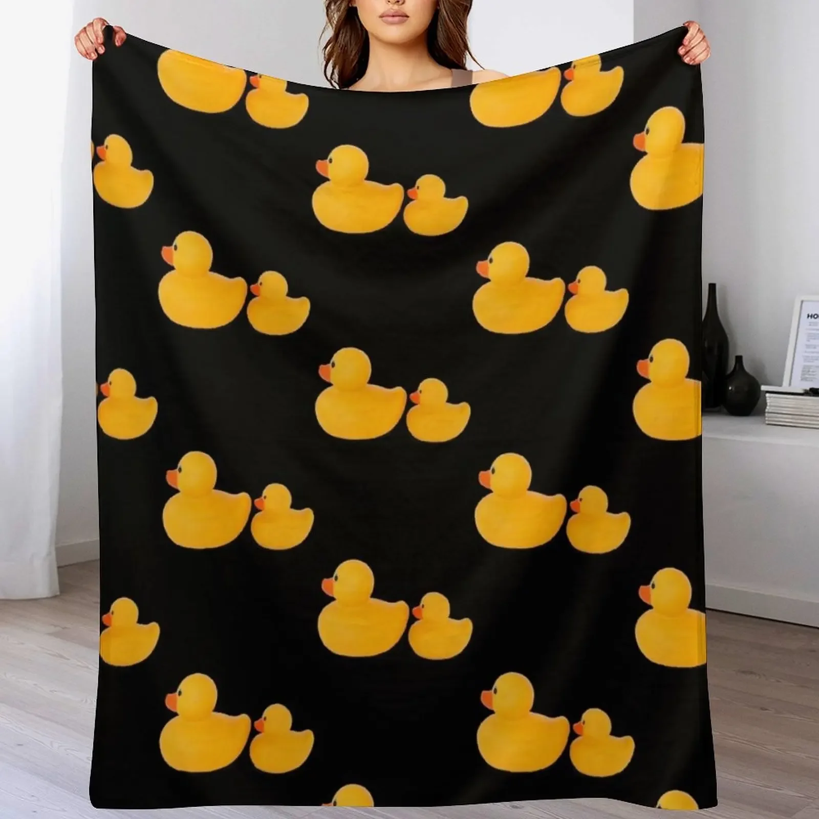 

Rubber ducks Throw Blanket Comforter For Decorative Sofa Loose Blankets