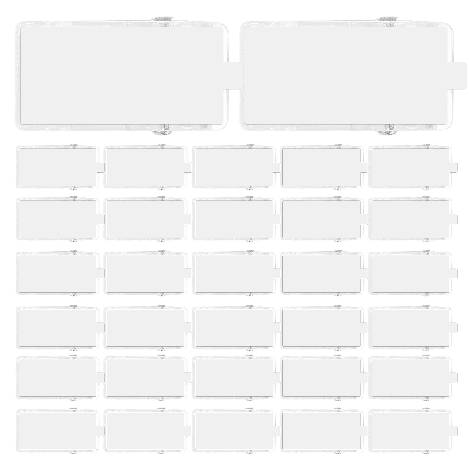 

50pcs Spring Transparent Wall Tapestry Poster Wall Clip Plastic Sticky Photo Clips For Id Cards Badges Office Clear Adhesive