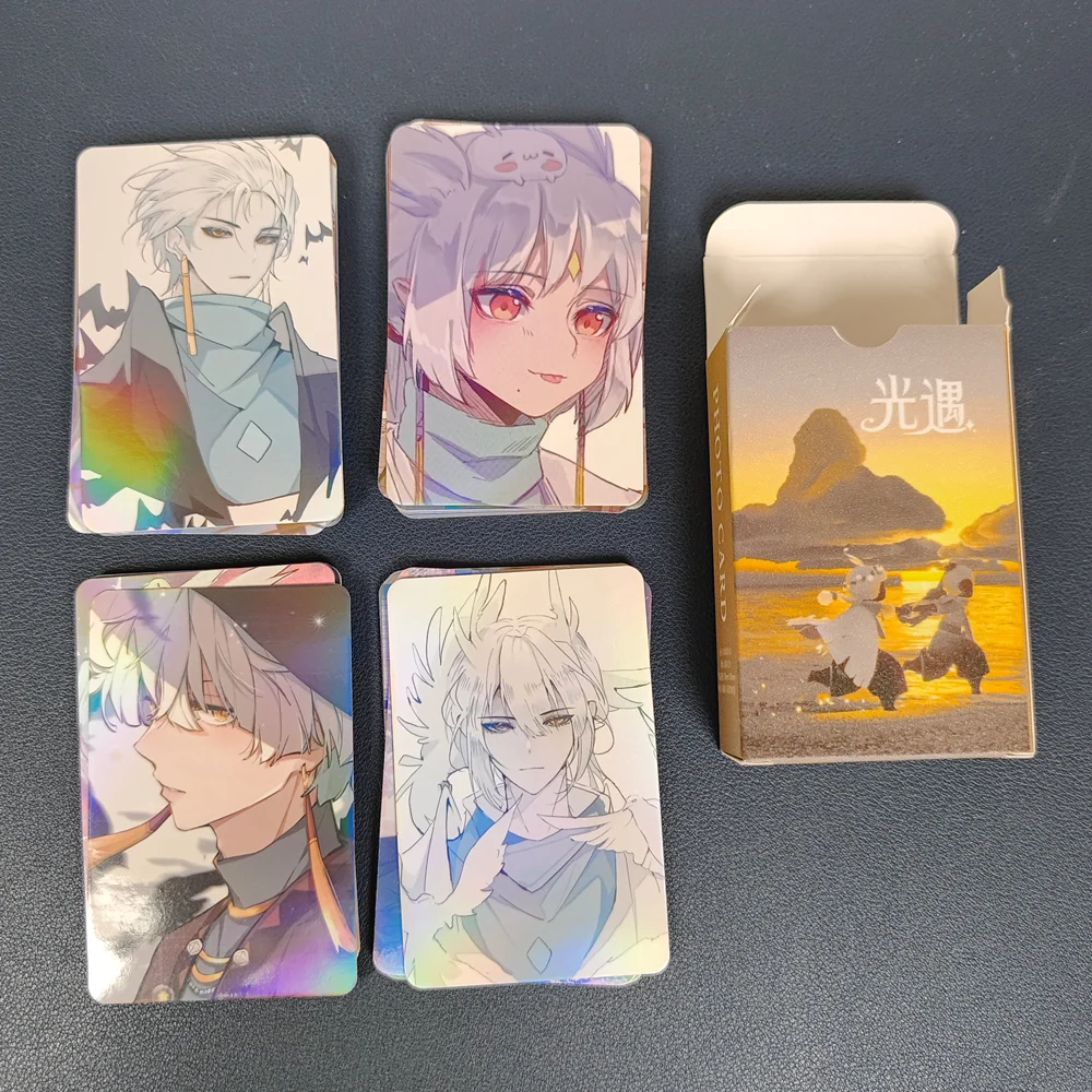 Sky: Children of the Light Manga Laser Lomo Card Album Comic Characters Photocard Fans Collection Cards 55 Pc/set