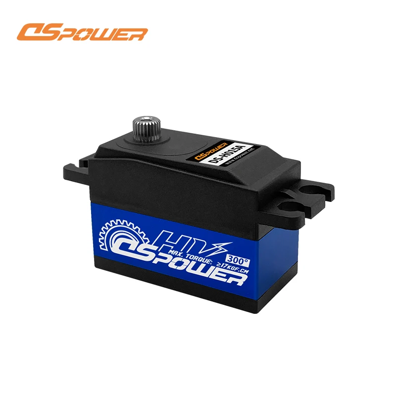 DSpower 15 kg Metallgetriebemotor mit großem Drehmoment, halber Aluminiumrahmen 300 °   Digitales Servo für 1:10 RC Car Airplane Robot Arm Zubehör