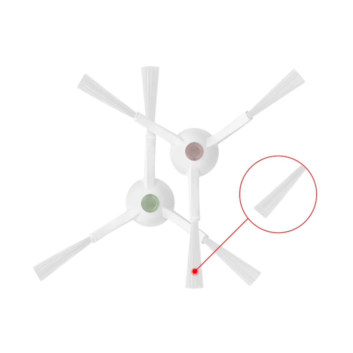 24 قطعة مجموعة الملحقات ل Deebot T20/T20MAX/T20PRO/X1 OMNI/T10 Omni/Turbo جهاز آلي لتنظيف الأتربة أجزاء