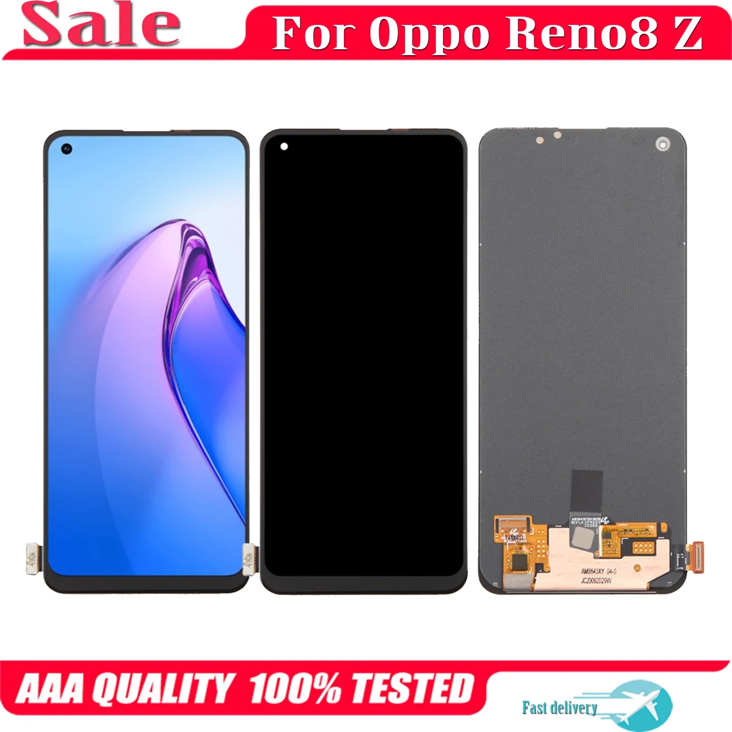 

AMOLED для Oppo Reno8 Z LCD дисплей