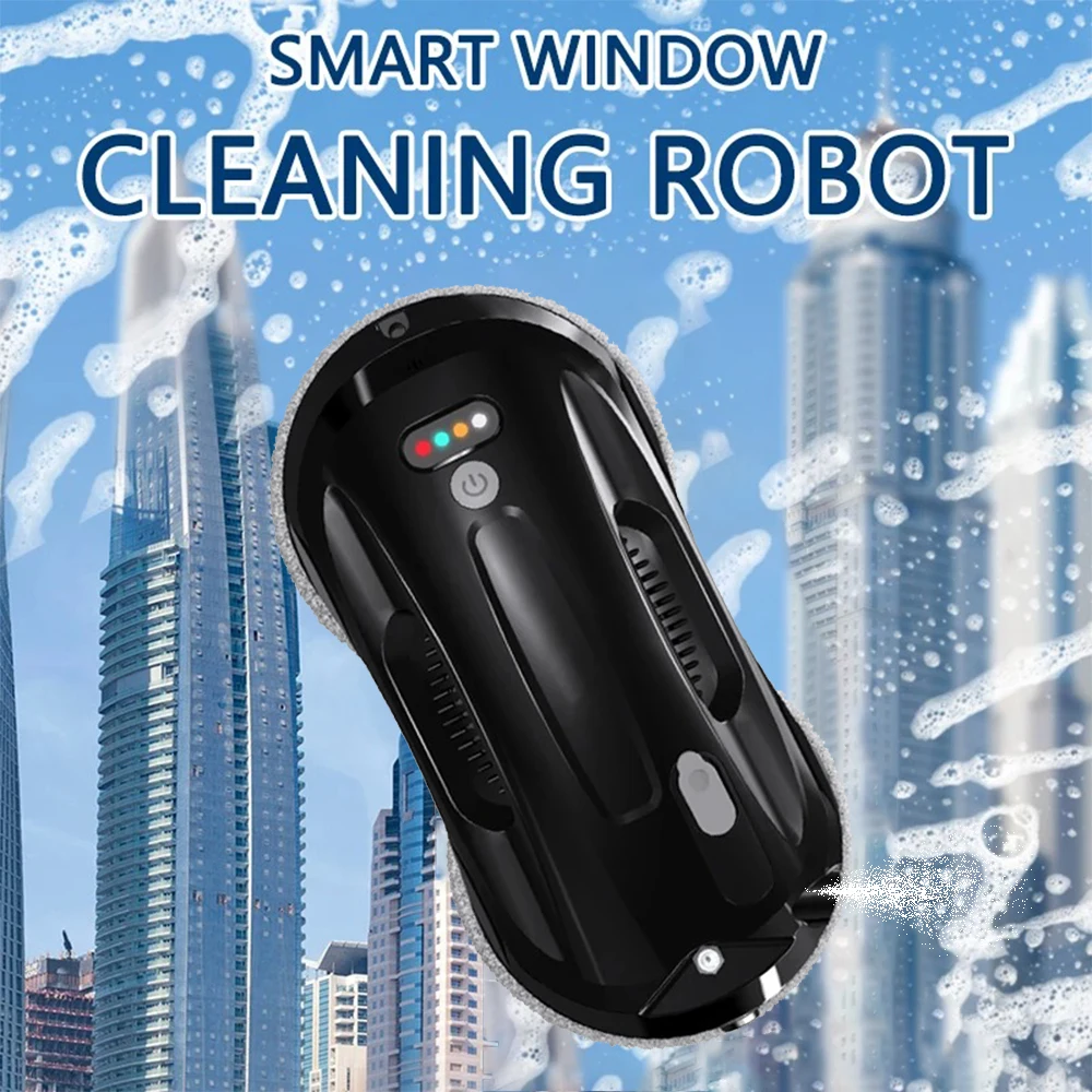 

Purerobo W-R4S Ultra Thin Window Cleaning Robot with APP&Remote Smart Automatic Water Spray Cleaning Glass Vacuum Cleaner Robot