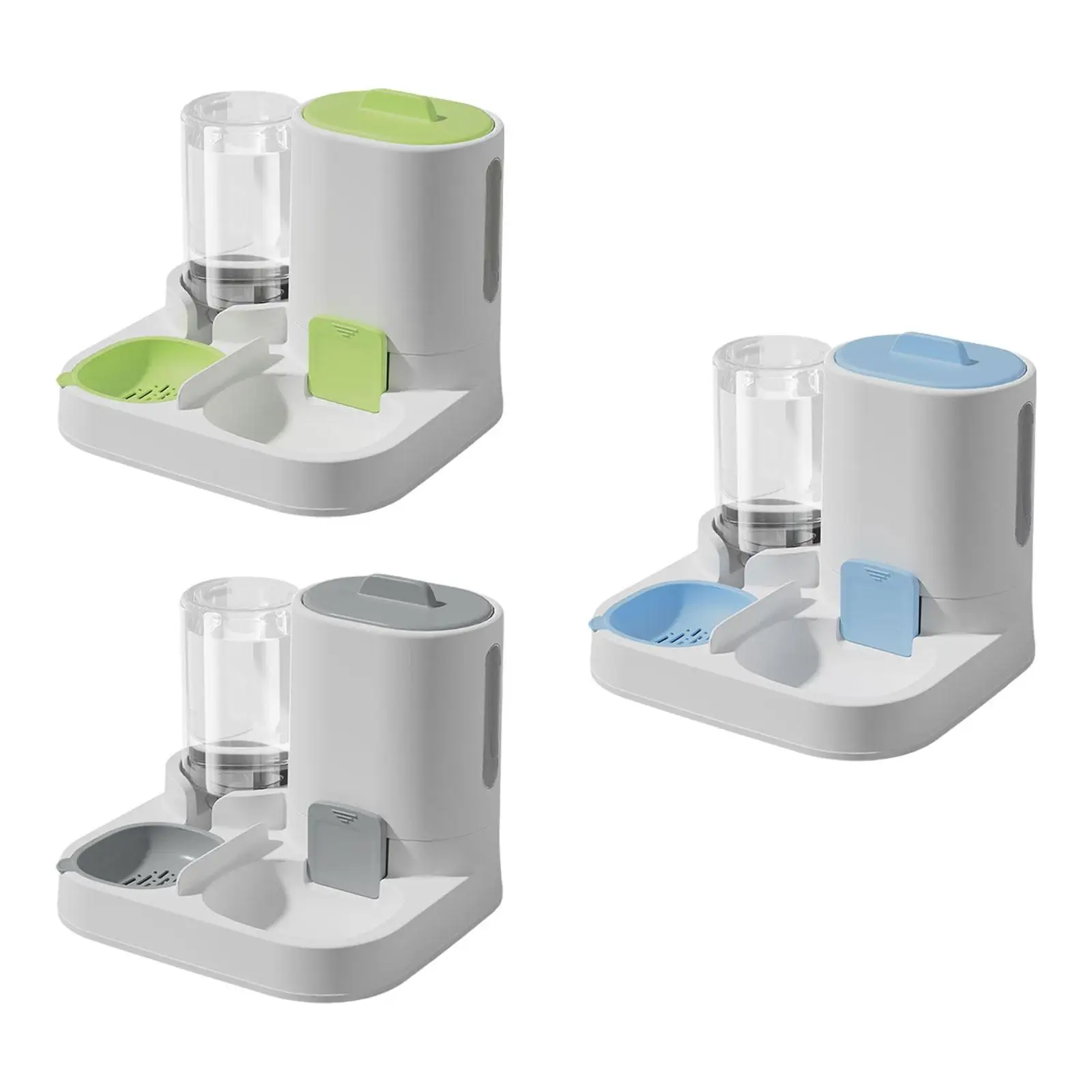 Automatic Pet Feeder Waterer Pet Bowl Compact Removable Pet Supplies Convenient