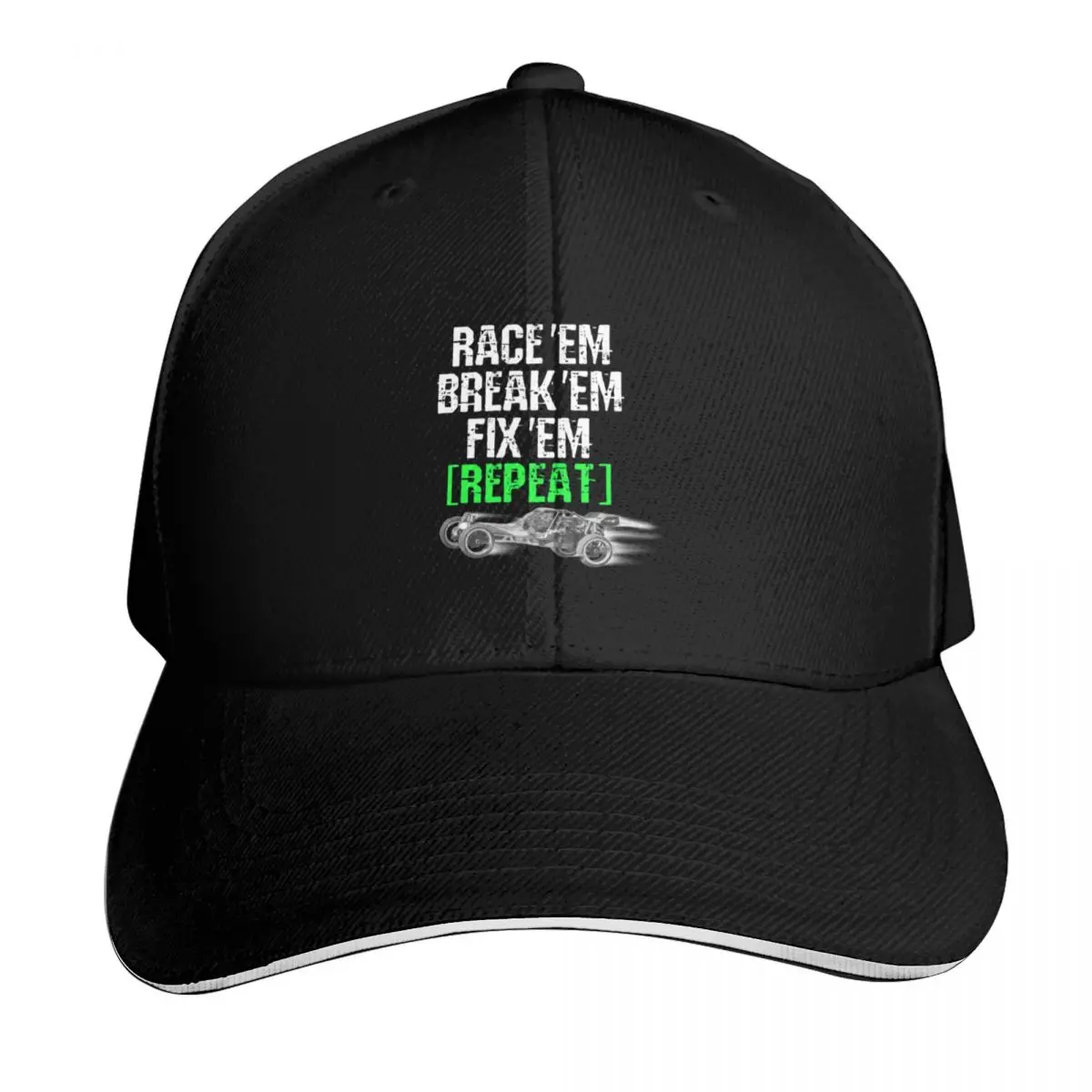 

RC Car Shirt Race em Break em Fix em Repeat Radio Control Cars Baseball Cap Vintage cute Women's Beach Outlet 2025 Men's