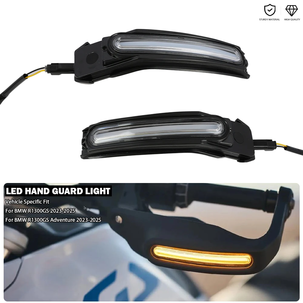 Motorcycle Handguard LED Turn Signal Light Hand Guard Indicator Fit For BMW R 1300 GS R1300 Adv R1300GS Adventure 2023 2024 2025