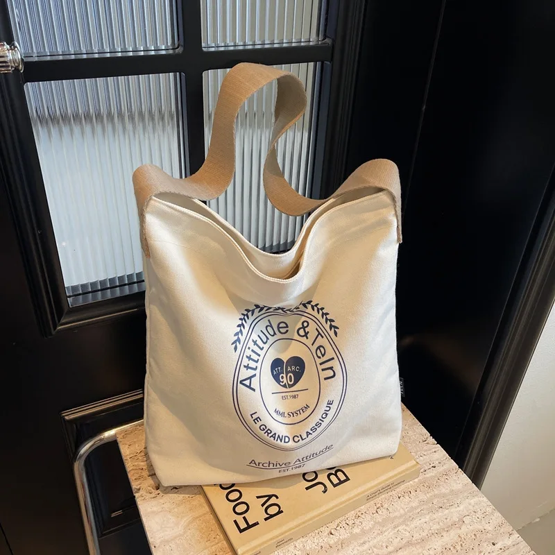 

Модные женские сумки через плечо: вместительная, стильная и универсальная сумка-тоут, повседневная холщовая сумка для ежедневного использования