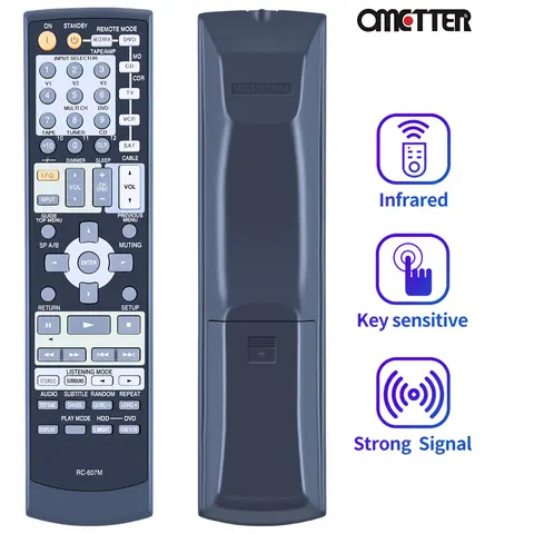 RC-607M 리모콘 24140607   Onkyo AV 수신기 HT-SR503 TX-SR503S TX-SR8350 TX-SR503E에 적합