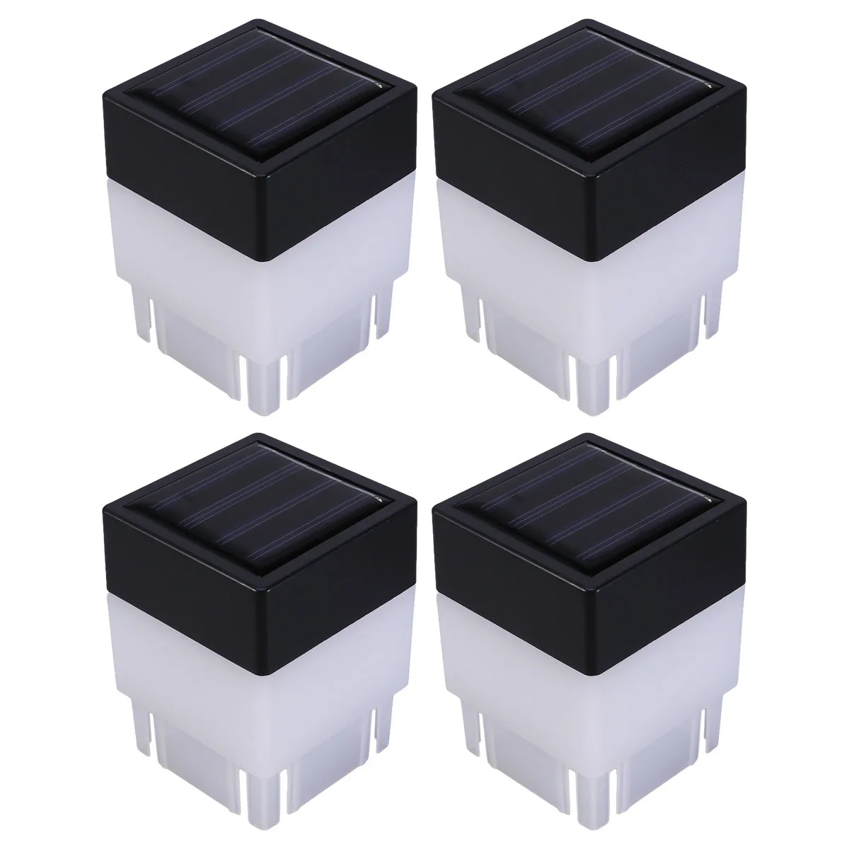 1 pc Solar Fence Light Outdoor Waterproof Garden Lamp Bright Led For Yard Patio Courtyard Landscape Lighting Decor Solar Fence