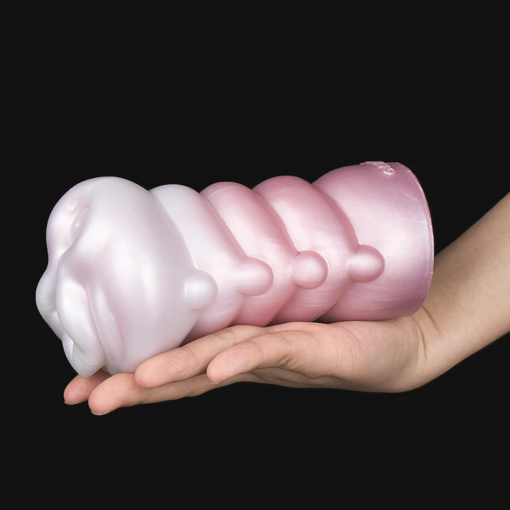 GEEBA New Imitate Dragon Masturbator Male Silicone Soft Aircraft Cup Realistic Vaginal Tight Pussy Sex Tool Sexy Toys For Men