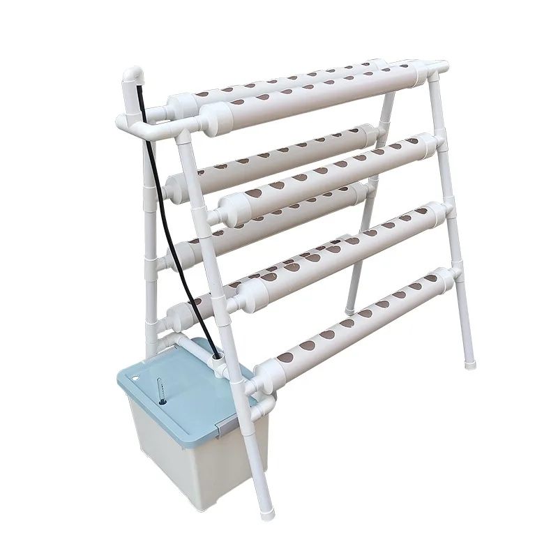 Indoor Farming Plastic Pipe NFT Hydroponic PVC Channel Growing System for Lettuce