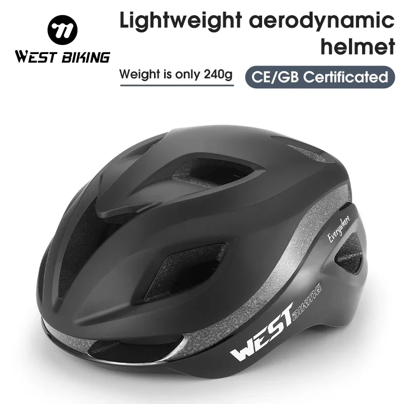 

WEST BIKING 240g Lightweight Cycling Helmet PC Shell Bicycle Safety Helmet Men Women Bike Outdoors Sport Cap MTB Bike Helmet