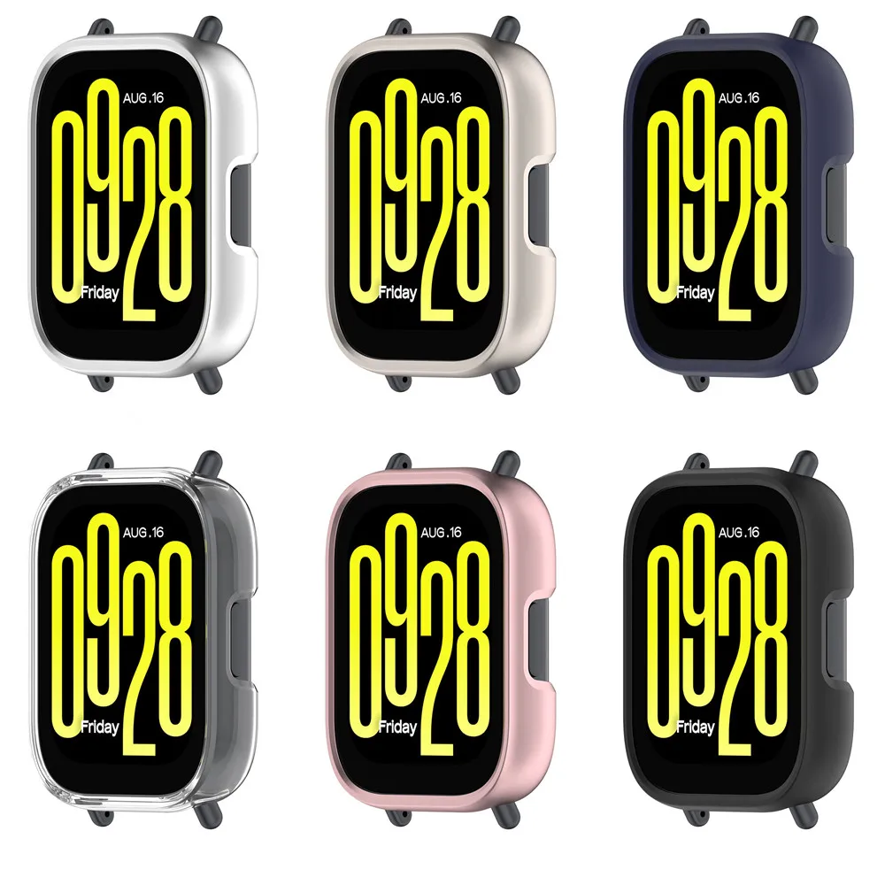 

Case Cover For Redmi Watch 5 Lite Sport Electroplating protective shell Frame High Quality PC Slim Smart Watch Accessories