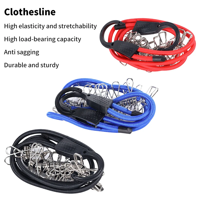 Strap Easy Installation Durable Cart Tie Down Clothesline Rope For Moving Luggage Car Trunk Outdoor Camping Travel