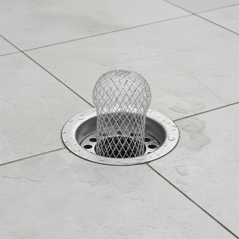 Gutter Filter Leaf Blocking Strainer Waterproof Roof Eaves Drain Pipe Filter for Residential Exterior Drainage System