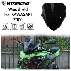 MTKRACING Windshield For KAWASAKI Z900 2017-2020 Z 900 Motorcycle Fairing Windshield Front Windshield Visor