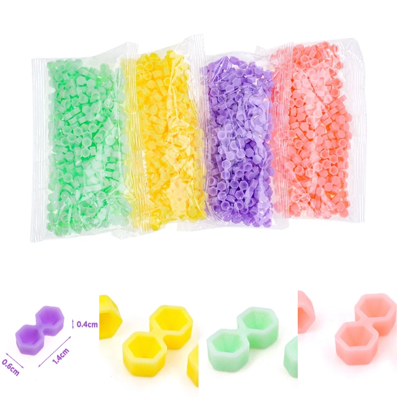 200PCS Wimpern Verlängerung Kleber Tasse 2 Loch Tattoo Tinte Pigment Halter Container Pfropfen Wimpern Hilfs Make-Up Werkzeuge Werkzeug