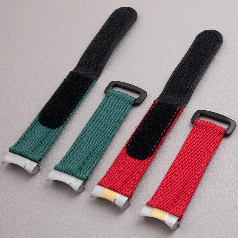 

Нейлоновый ремешок для часов высокой плотности для Tudor, черный ремешок Bay 1958 с бесшовным изогнутым концом M79360.M79363, холщовый браслет 22 мм