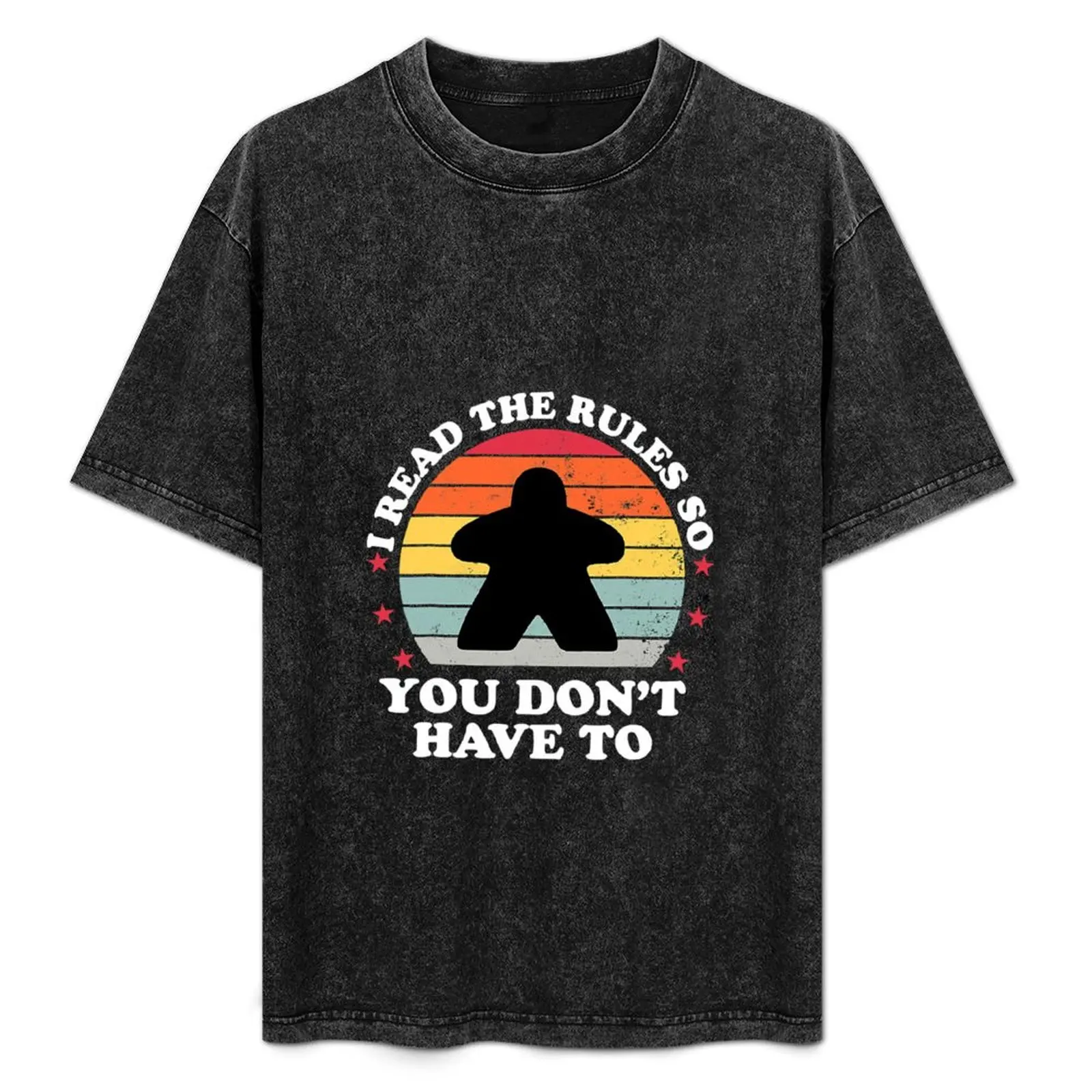

I Read The Rules Boardgame Funny Board T-Shirt Work Wear Breathable Tee