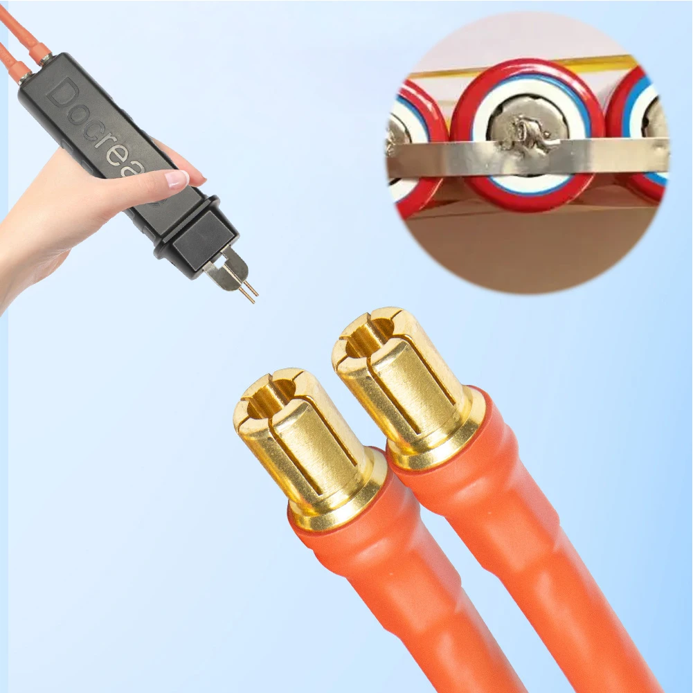 Integrated Battery Spot Welding Pen Handheld Mini Portable Spot Welder Automatic Trigger for DIY 18650 Battery Spot Weld