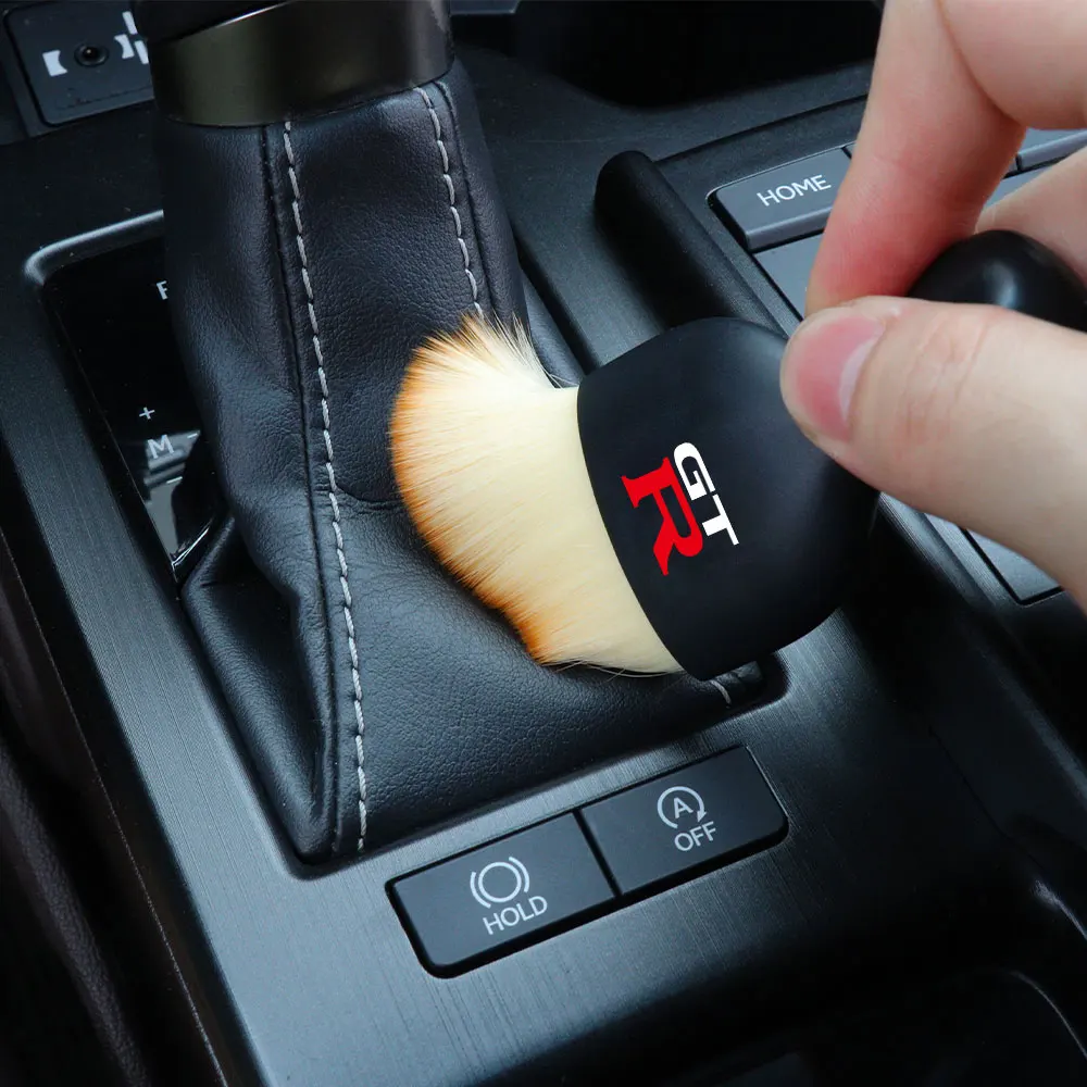 Car Interior Cleaning Brush Center Console Air Vent Keyboard Dust Brush For Nissan Nismo Tiida Teana GTR Juke Note Versa Xterra