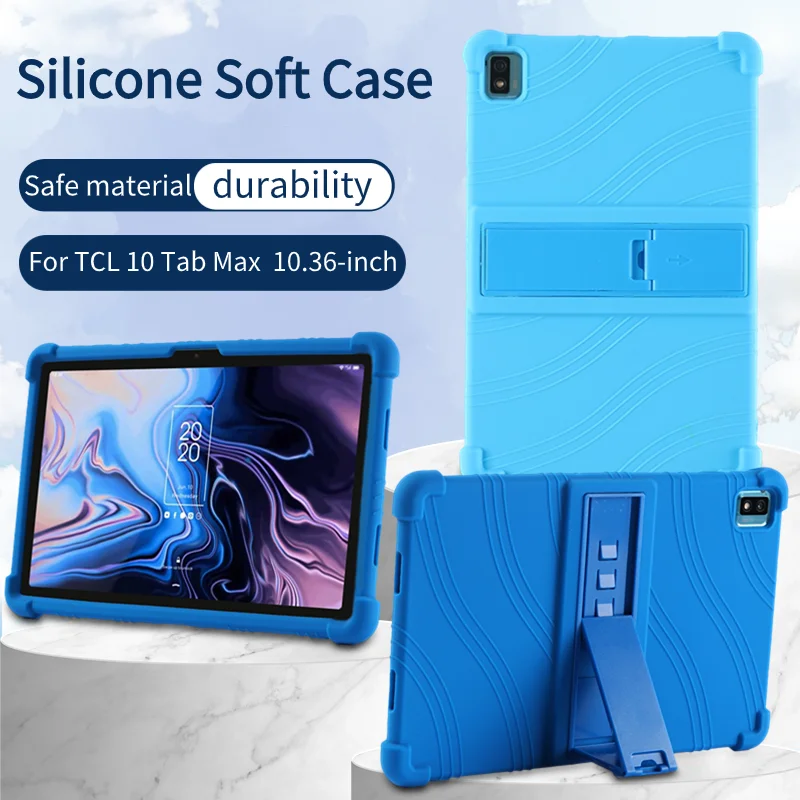 Case For TCL 10 TAB MAX 10.36inch 9295G 9296G Shockproof Kids Safe Silicon Tablet Cover for TCL Pro 5G / NxtPaper MAX 10 Case