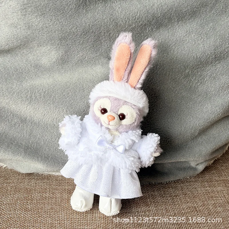 디즈니 화이트 문라이트 스텔라루 소프트 플러시 인형 키체인 배낭 장식품 인형 옷 소녀의 크리스마스 선물