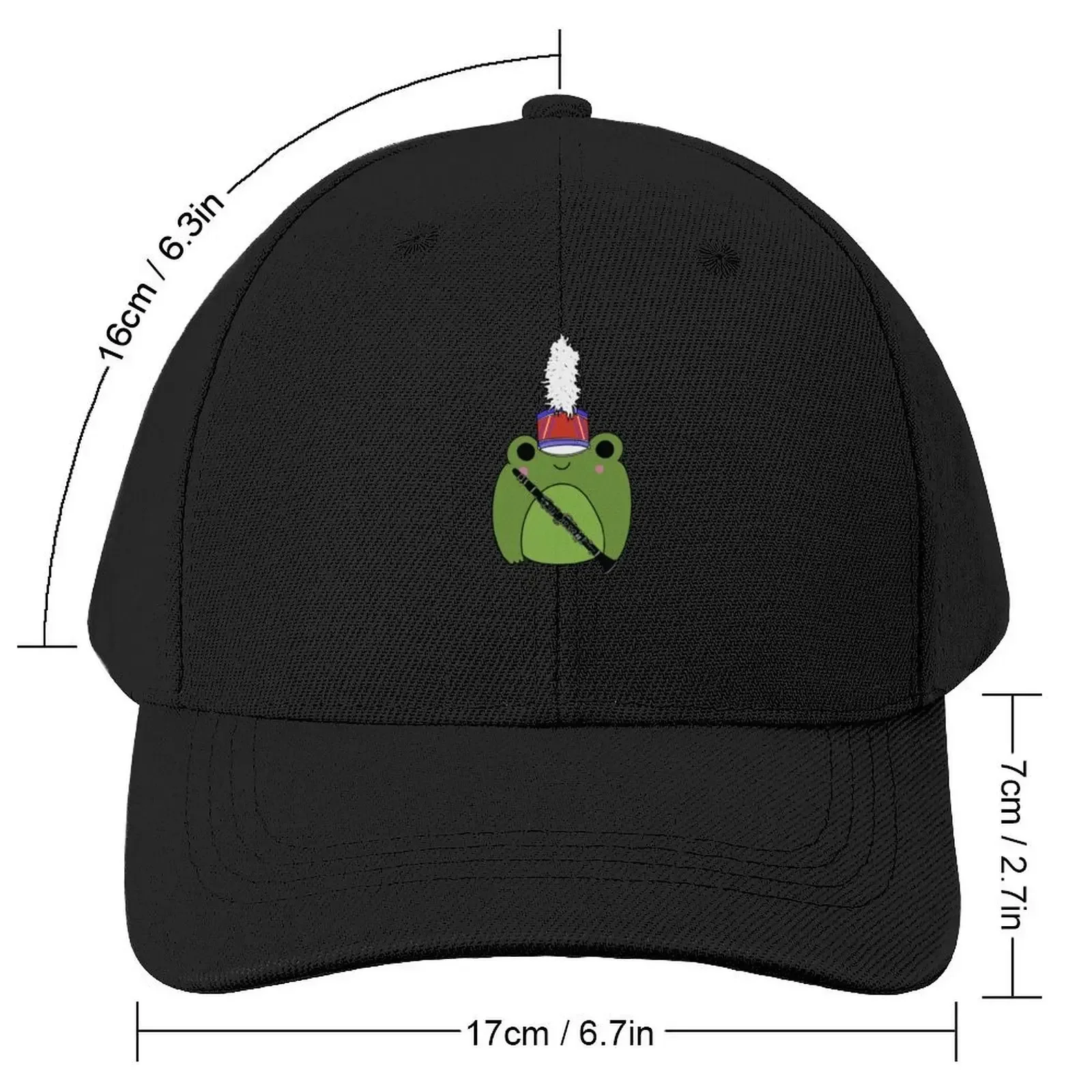 Marching Clarinet Froggie Baseball Cap Christmas Hat Golf Cap Luxury Brand Women Men's