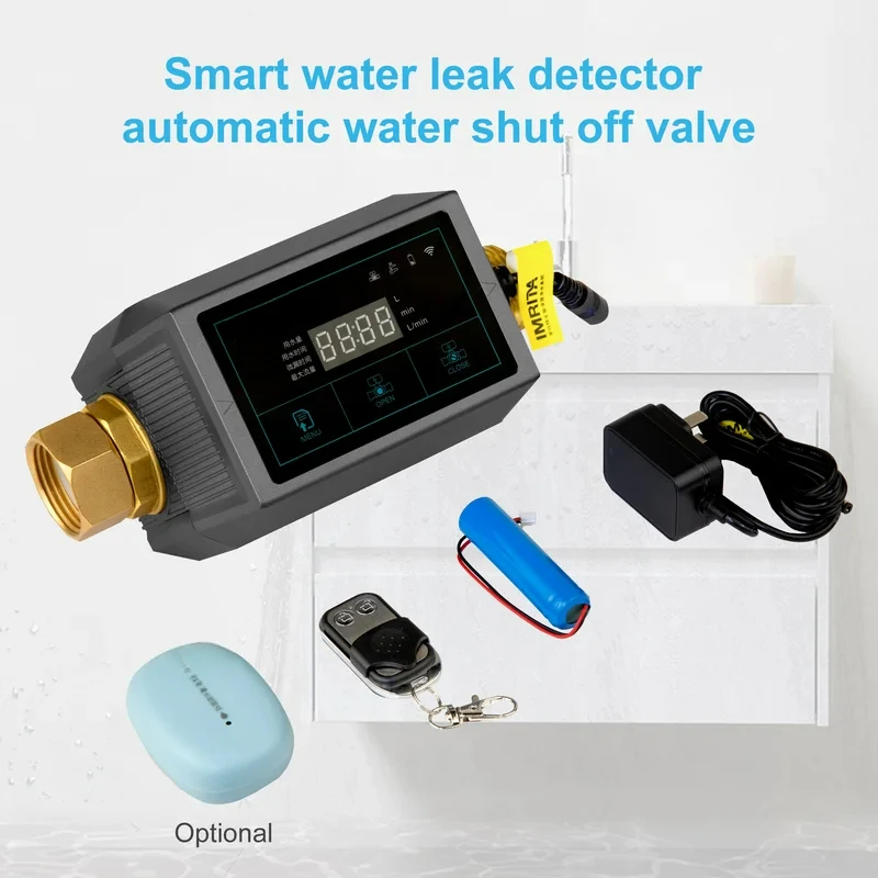 IMRITA-Wireless Intelligent Water Leak Detector, Leakproof, Sensor doméstico, casa inteira