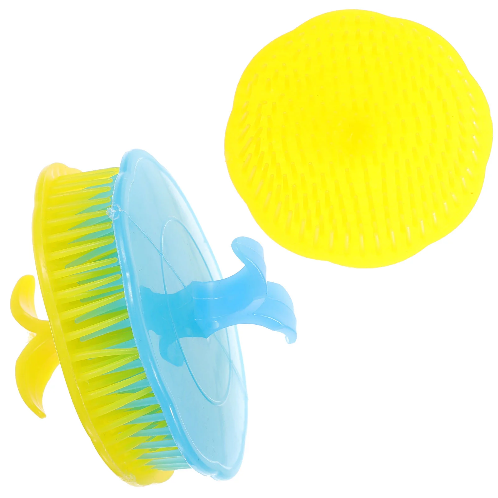 3pcs Head Body Massager Shampoo Scalp Massage Hair Washing Combs Spa Slimming (Random Color) hair brush