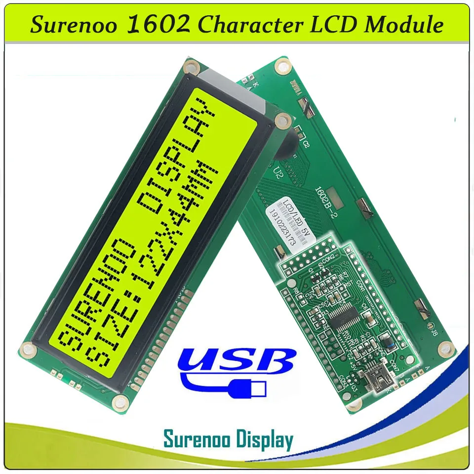 Larger 162 16X2 1602 Russian Japanese English Character LCD Module Display Screen LCM USB2LCD LCD2USB LCD Smartie AIDA64
