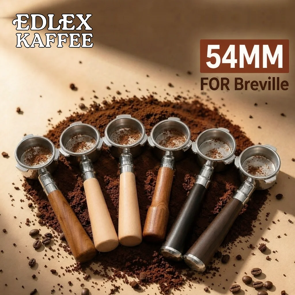 54mm Bottomless Portafilter with Basket for Breville Barista Express Pro Touch 870 878 880 Naked Espresso Coffee Accessories