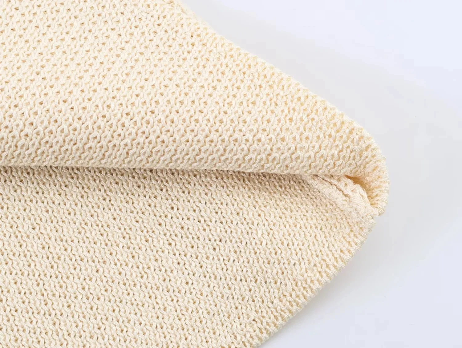 KONDALA Lässiges Damen-Strickrock-Set: V-Ausschnitt, Knöpfe, Kurzarm-Cardigan, Langer Rock – Modische Sommer-Urlaubs-Eleganz 2026 – Detail 11