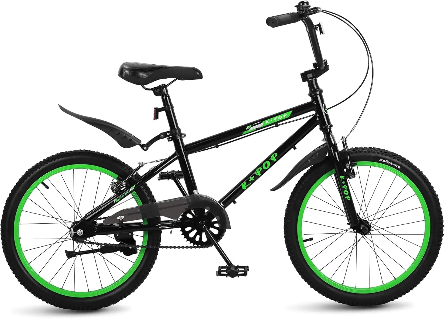 Bicicletas BMX para niños Freestyle, bicicletas para niños de 20 pulgadas, bicicletas para niños de 8 a 12 años, niños y niñas con frenos dobles, Se ajustable