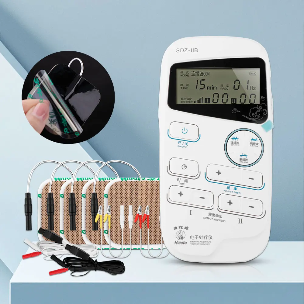 Handheld Electroacupuncture Stimulator Electro Acupuncture Treatment Instrument 2 output Channel Muscle Nerve Stimulator