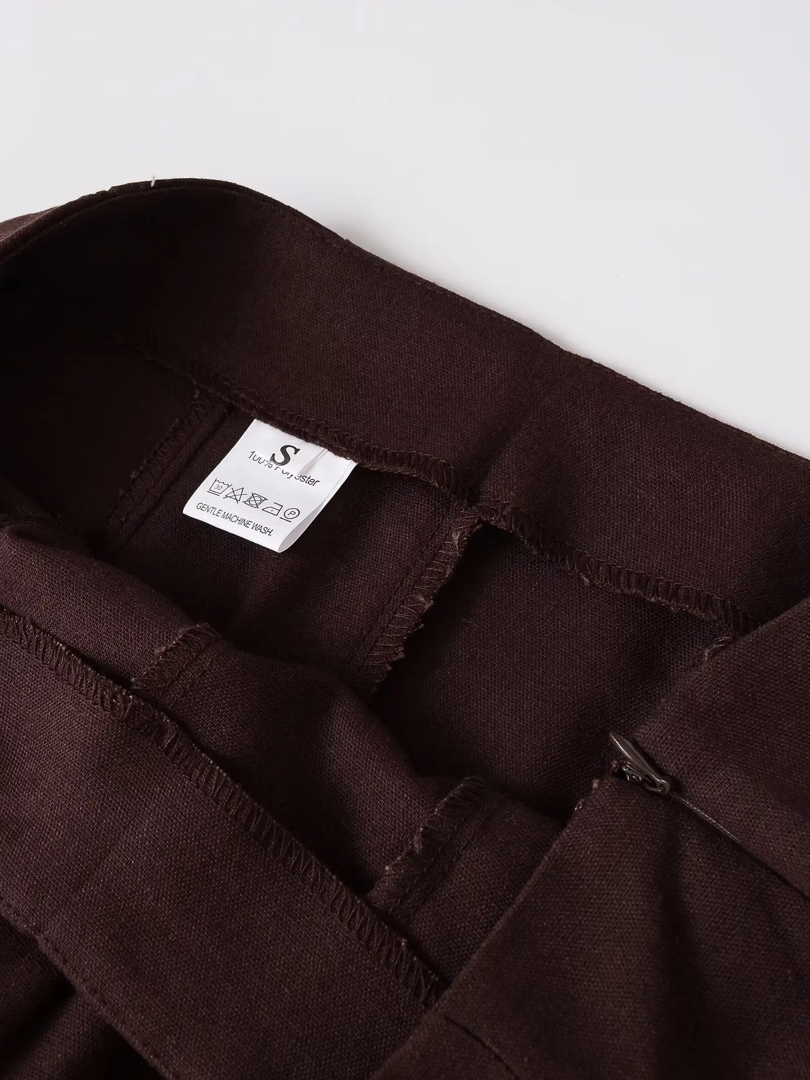 KONDALA Volwassen vintage rits elegante vintage herfst lange rok chique mode 2025, herfst streetwear casual a-lijn vrouwelijke rok