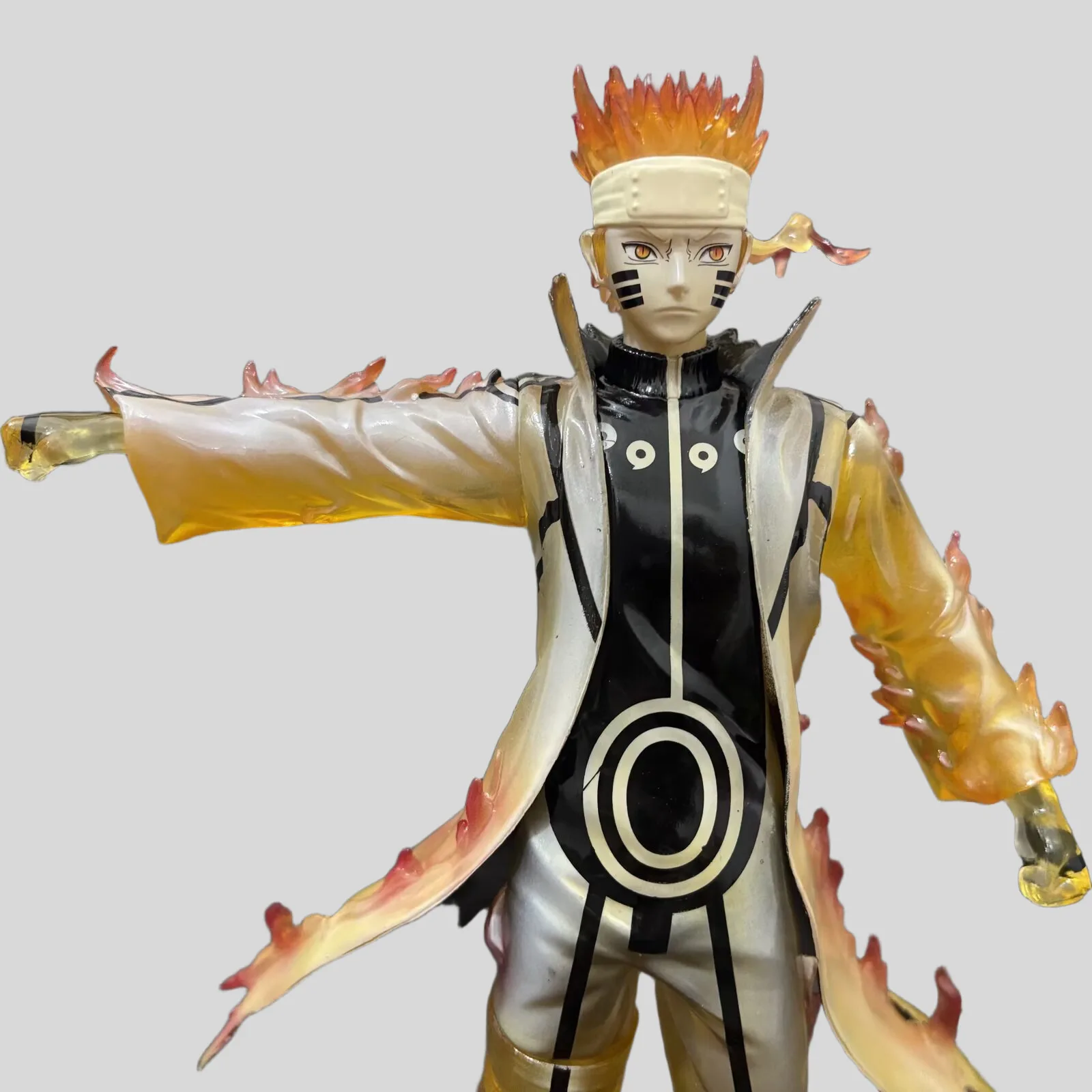 Estatua NARUTO de onda gigante de 31cm, Naruto Namikaze Minato GK, figuras de acción hechas a mano de Anime, decoración de caja de escritorio, regalo ornamental