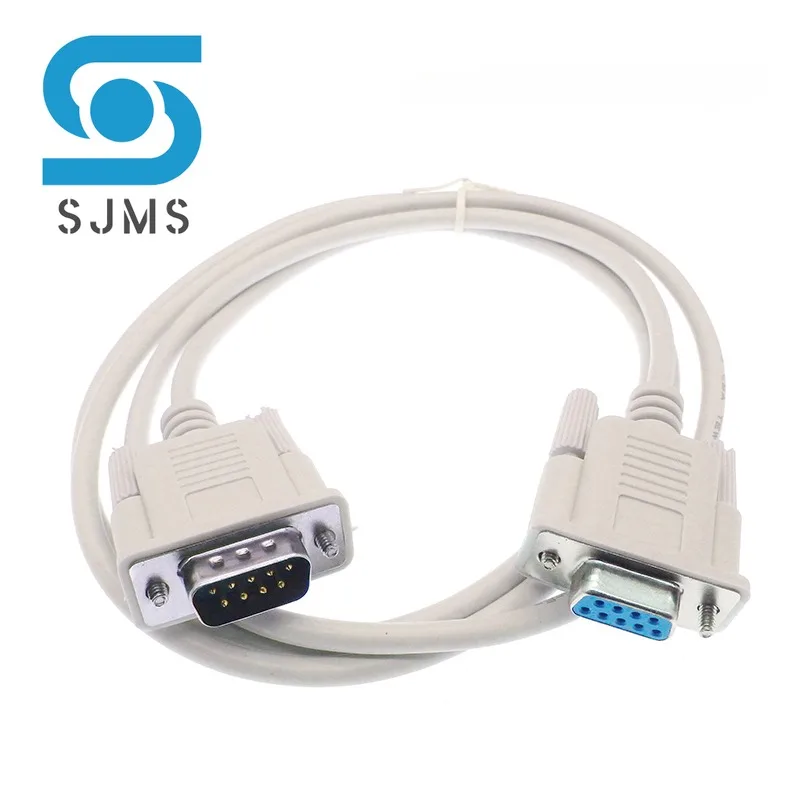 1PCS DB9 Serial cable 9Pin RS232 Male/Female PC converter Expansion cable Connectors D-SUB 9Pin conversion cable 1.5M extension