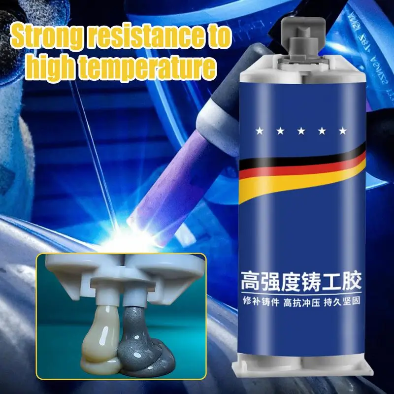 

High Temperature Metal Repair Glue AB Glue Strong Cold Welding Glue Magic Plastic Repair Casting Adhesive Agent Weld Tools