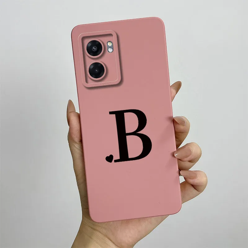 For OPPO A77 5G Case Cute Letters Soft Protective TPU Silicone Phone Cover for OPPO A77 5G Case OPPOA77 A 77 CPH2339 2022 Bumper