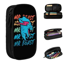 Estuche Retro Vintage para lápices Mr Game, bolsa divertida para bolígrafos Mr Gaming Beast para estudiantes, gran capacidad, suministros escolares, regalos