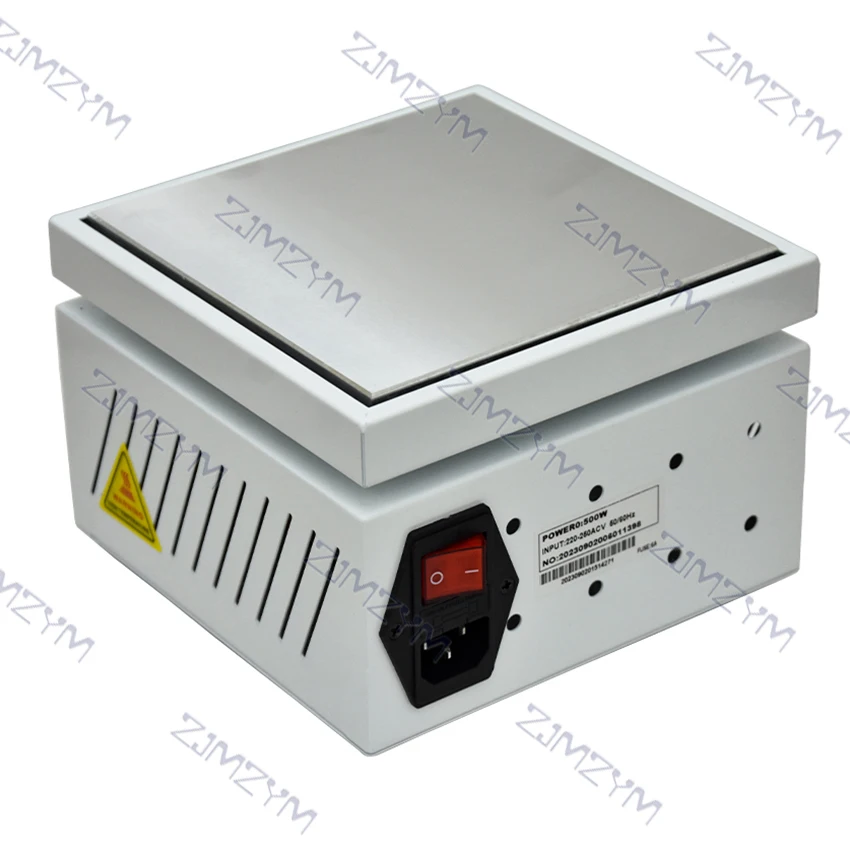 Stazione di riscaldamento 150*150mm Piattaforma di preriscaldamento digitale Stazione di riscaldamento per manutenzione piastra riscaldante elettronica per la riparazione dello schermo LCD PCB