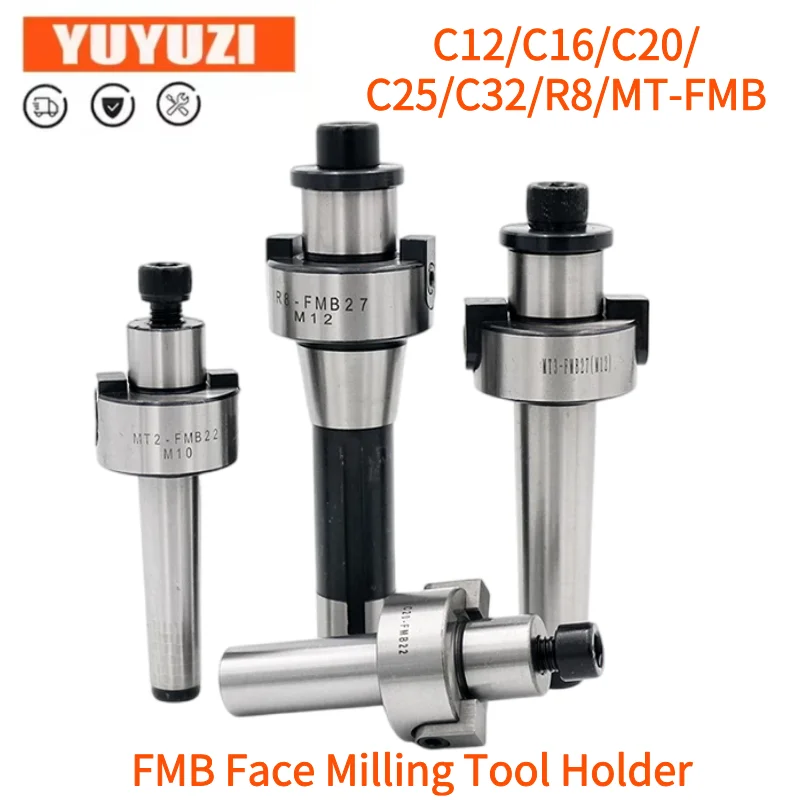 

R8 C20 C25/32 MT-FMB Держатель инструмента для торцевого фрезерования MT2MT3/4 FMB22/27/32/40 Держатель инструмента с ЧПУ Морзе FMB 50 мм 63 мм Фрезерный шатун