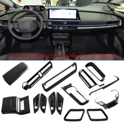 LHD For Toyota Prius 60 Series 2023 2024 Side Window Switch Cover gear Water Cup Holder AC Outlet Frame Interior Accessories
