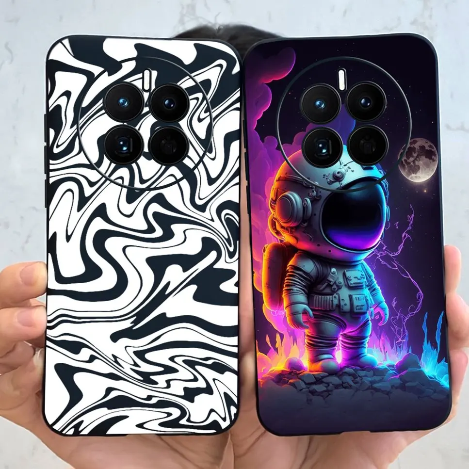 For Huawei Mate 50 4G Case Soft Silicone Cute Cartoon Pattern Cover For Huawei Mate 50 Pro Phone Case Funda Mate 50Pro 4G Coque