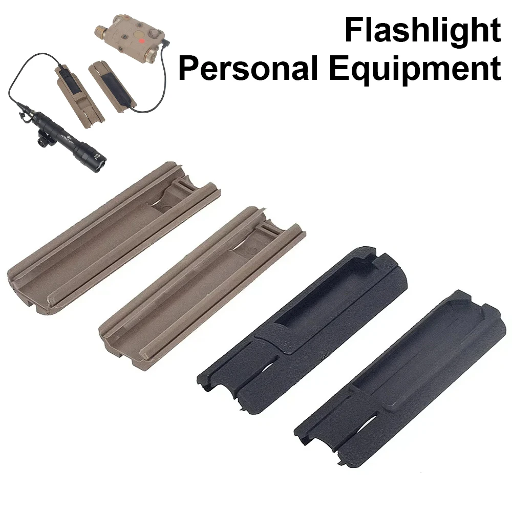 

20mm Flashlight PEQ Hunting Picatinny Rail Cover Pocket Panel Remote Switch M600 M300 Tactical Rifle Accessories Airsoft Gear